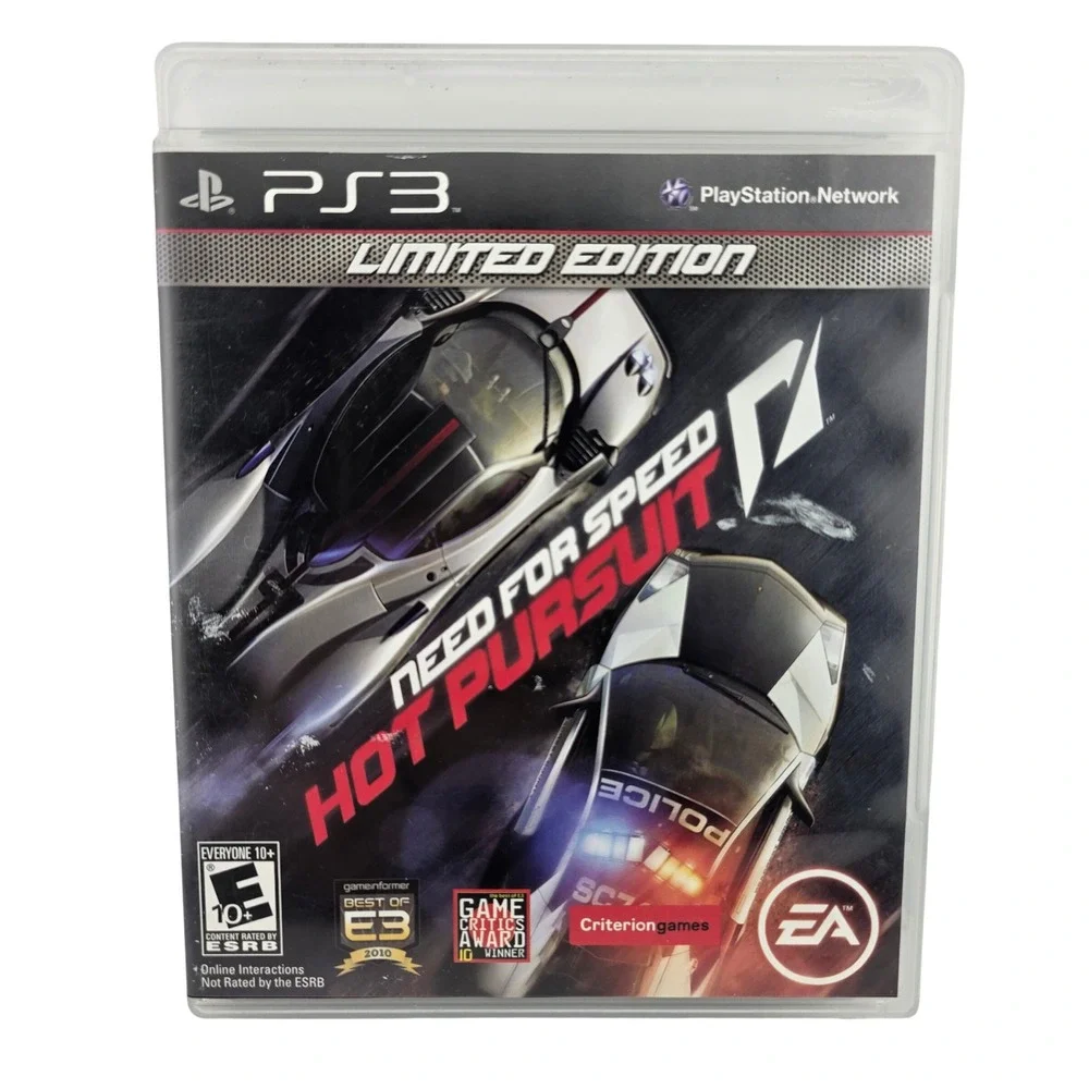 EA Need for Speed Hot Pursuit Limited Edition PS3 Black Manual Included